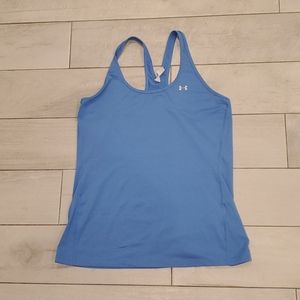 Blue Under Armour workout tank